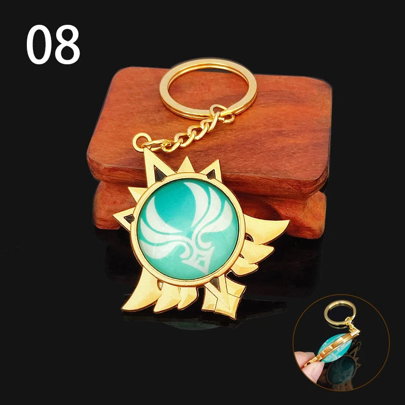 Genshin Impact Vision Keychains