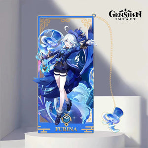 Genshin Impact Characters Metallic Bookmark