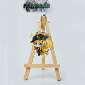 Genshin Impact Fontaine and Sumeru Character keychain ( Navia, Kninch, Furina, Arlecchino, Wriothesley)