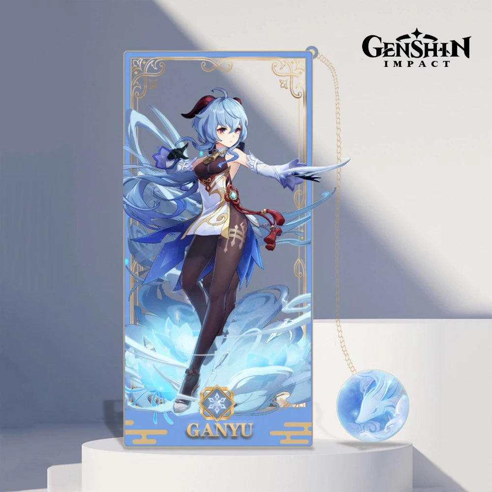 Genshin Impact Characters Metallic Bookmark