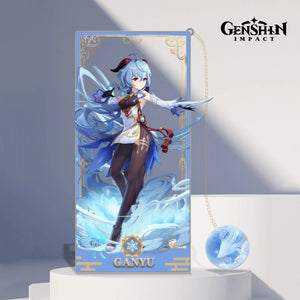 Genshin Impact Characters Metallic Bookmark
