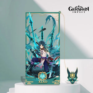 Genshin Impact Characters Metallic Bookmark