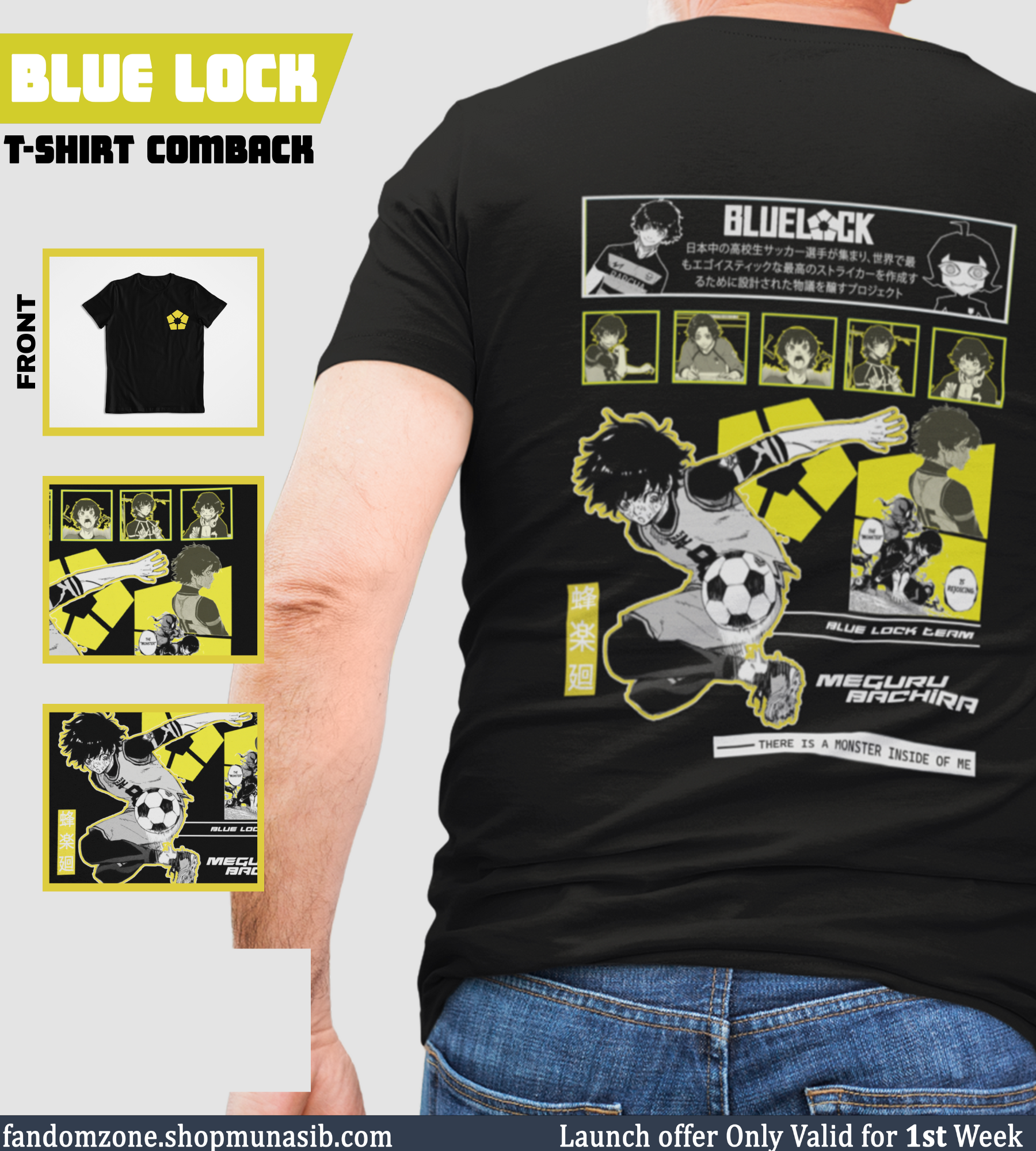 Blue Lock IBachira Regular Fit T-shirt