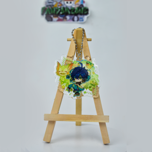 Genshin Impact Fontaine and Sumeru Character keychain ( Navia, Kninch, Furina, Arlecchino, Wriothesley)