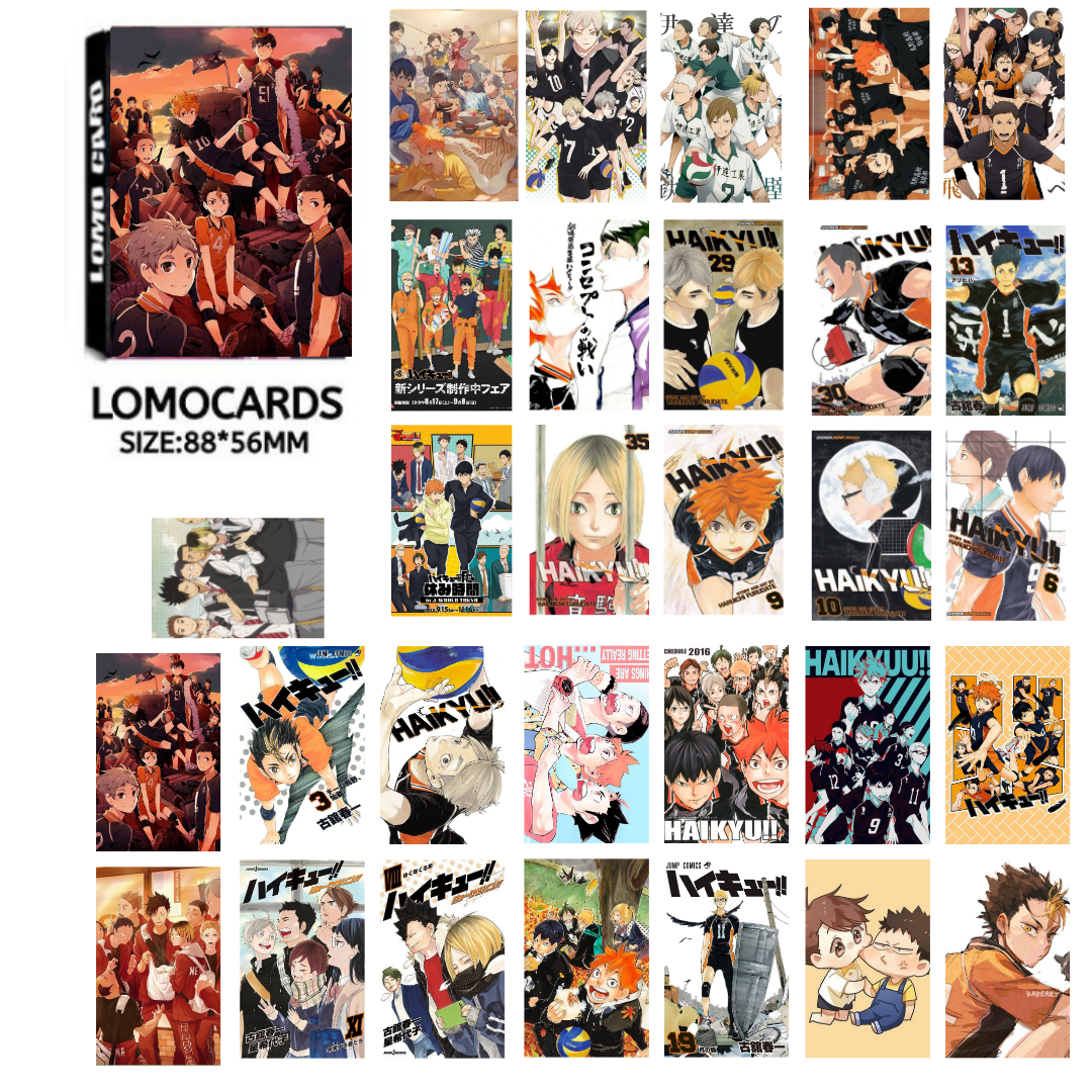 Haikyuu Lomocards 30 Pcs