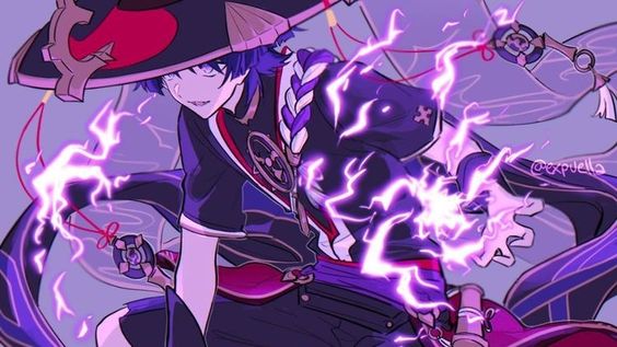 genshin impact Character Scaramouche II vinyl poster