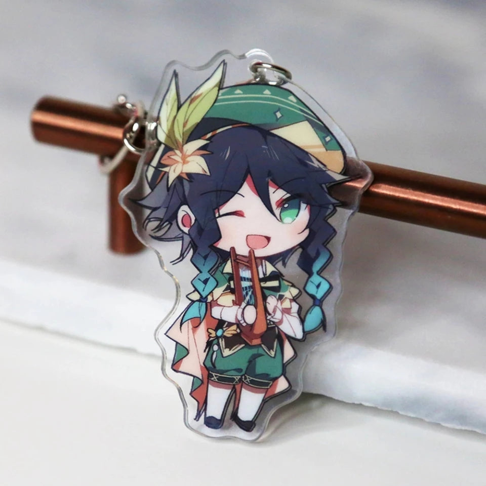 Genshin Impact Character Venti Acrylic Keychain