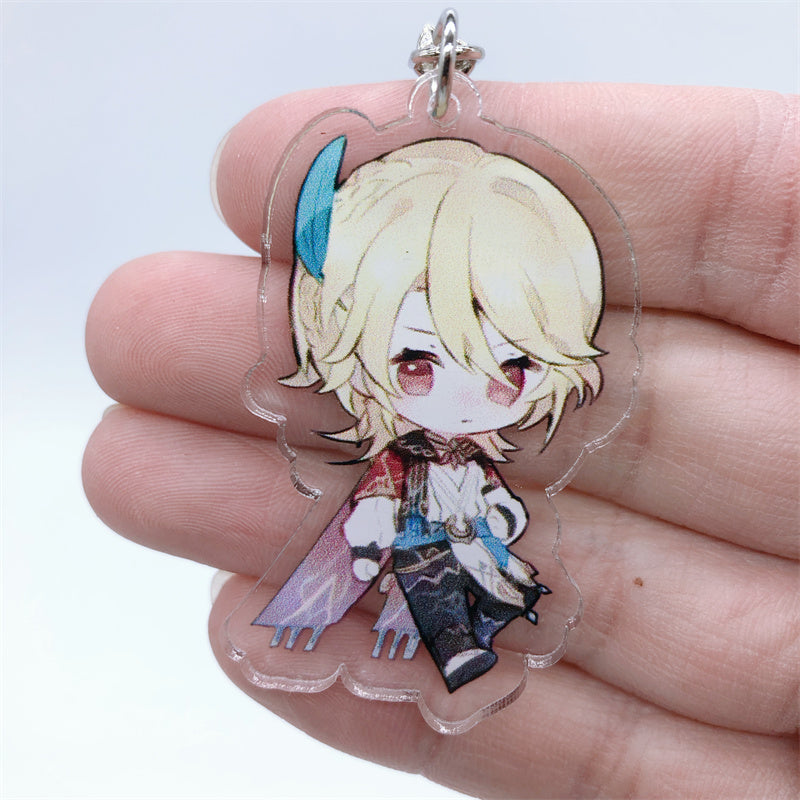 Genshin Impact Character Kaveh Acrylic Keychian