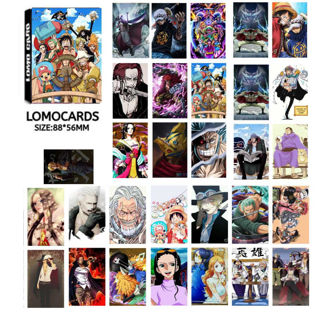 One Piece Lomocards 30Pcs