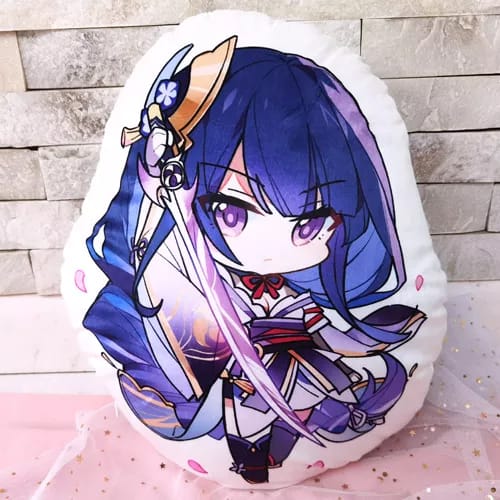 Genshin Impact Raiden Shougun Pillow