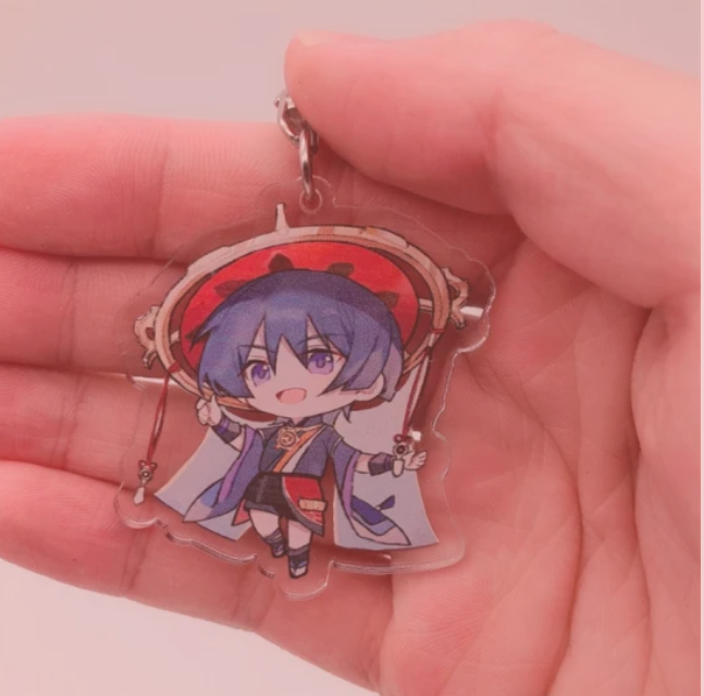 Genshin Impact Character Scaramouch Acrylic Keychain