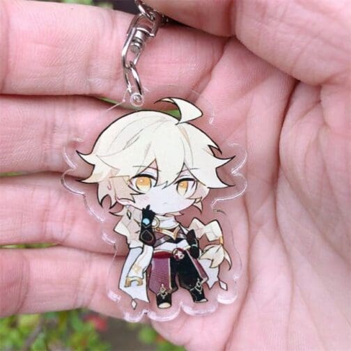 Genshin Impact Character Aether Acrylic Keychain