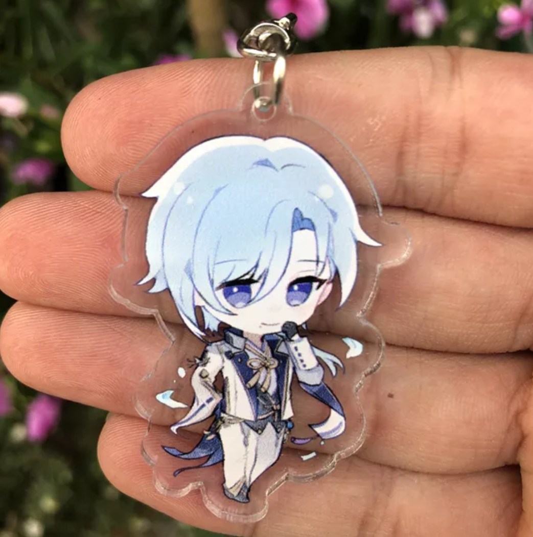 Genshin Impact Kamisato ayato Keychain