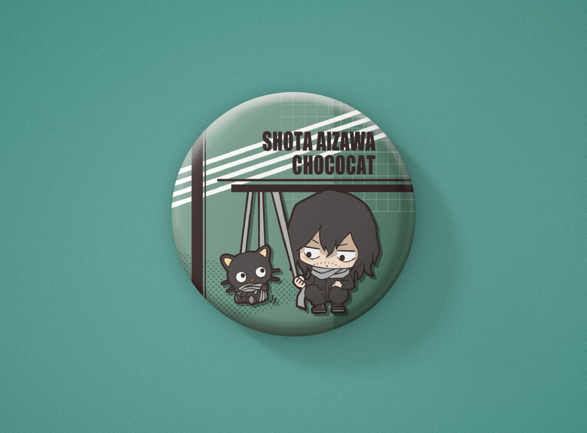 My hero Academia Shota Aizawa Pinbadge