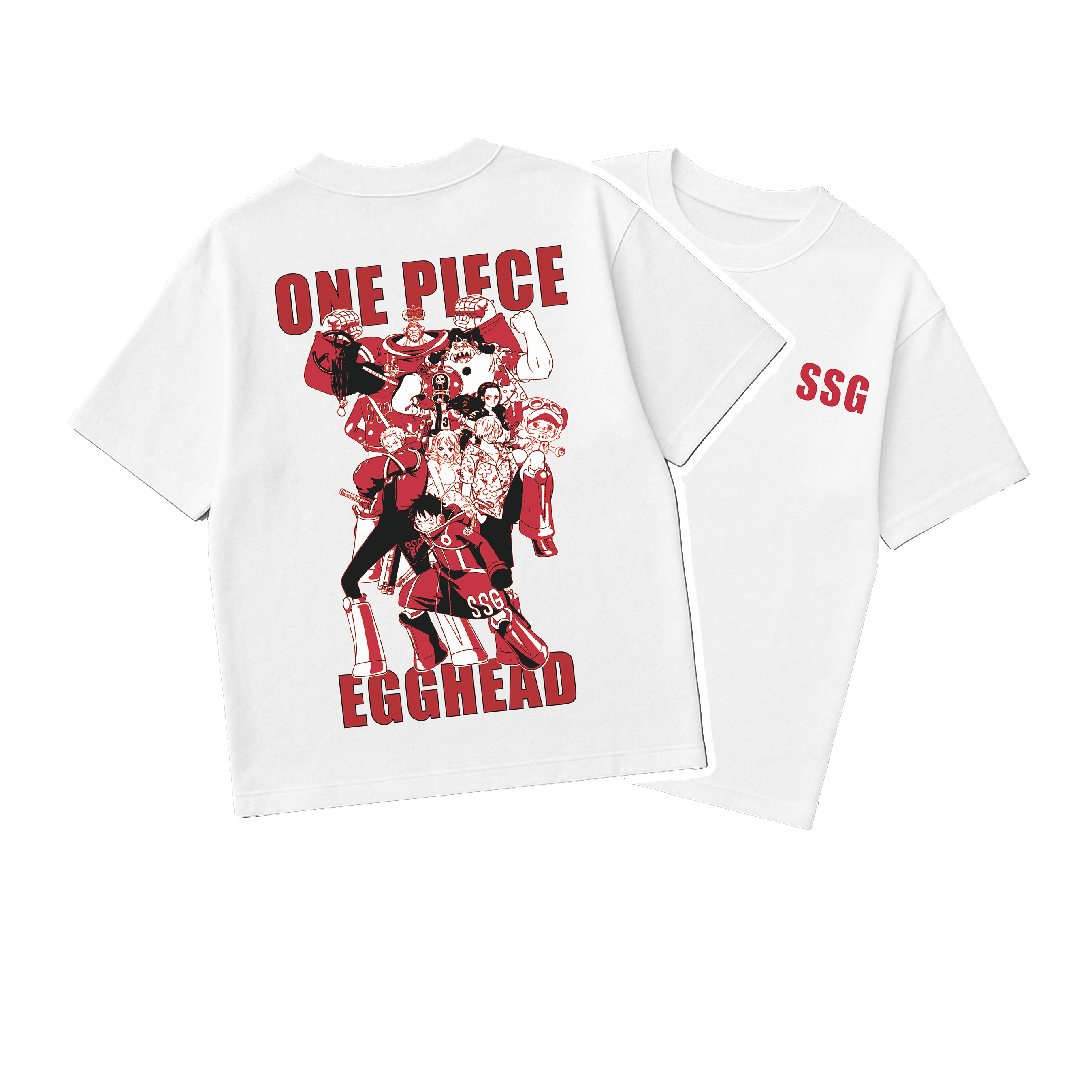 ONE PIECE EggHead inspired Oversized Tee