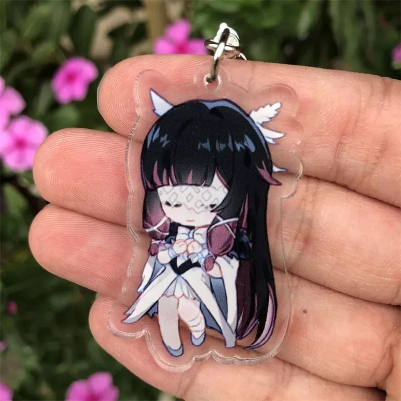 Genshin Impact Character Fatui harbinger columbina Acrylic Keychain