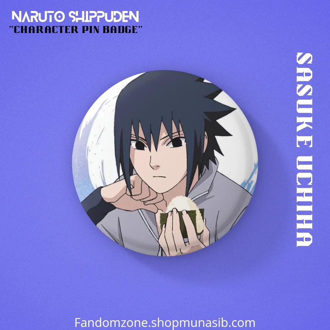 Naruto Shippuden Character Sasuke Uchiha Pinbadge