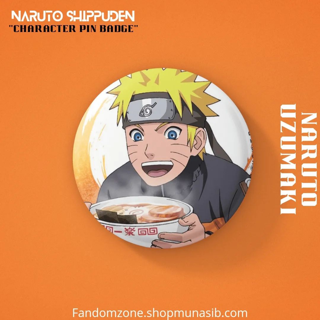 Naruto Shippuden Character Naruto uzumaki Pinbadge
