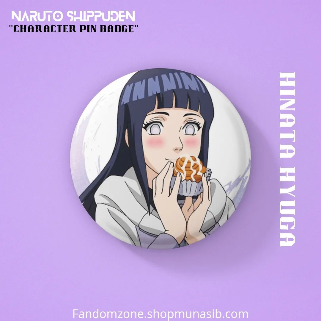 Naruto Shippuden Character Hinata Hyuga Pinbadge