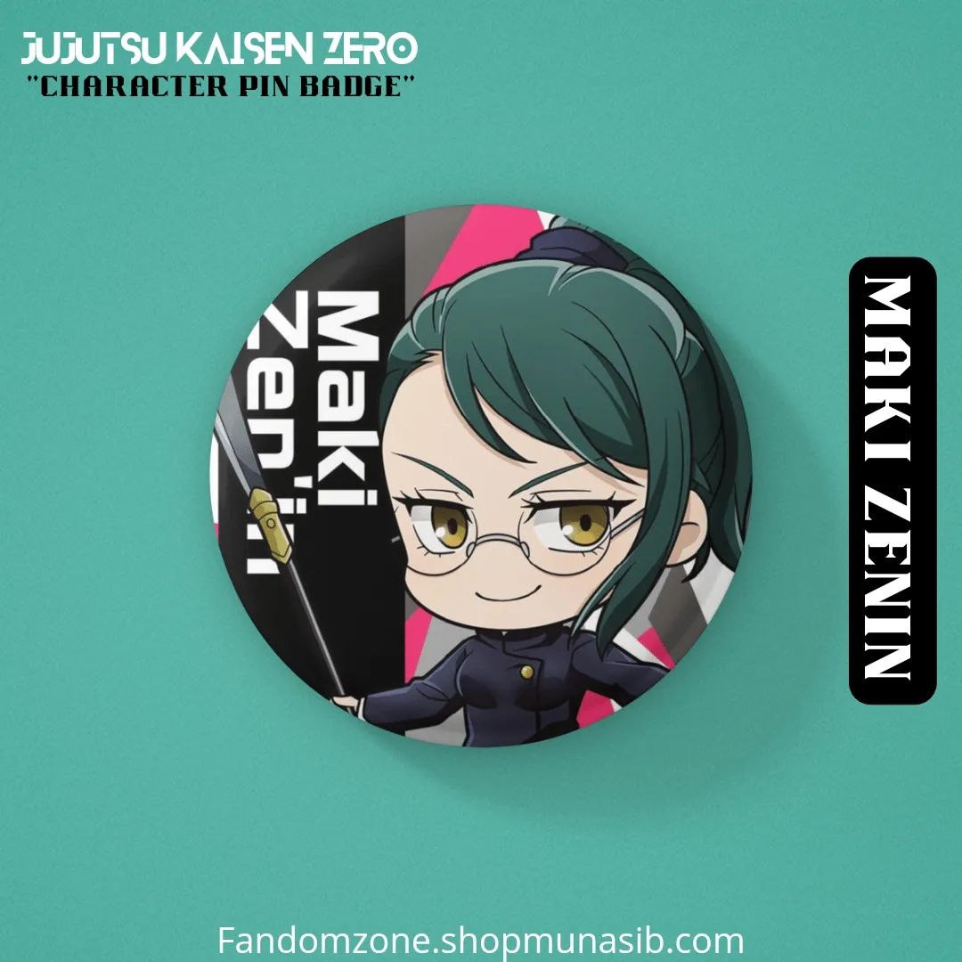 Jujutsu Kaisen 0 Character Maki zenin Pinbadge