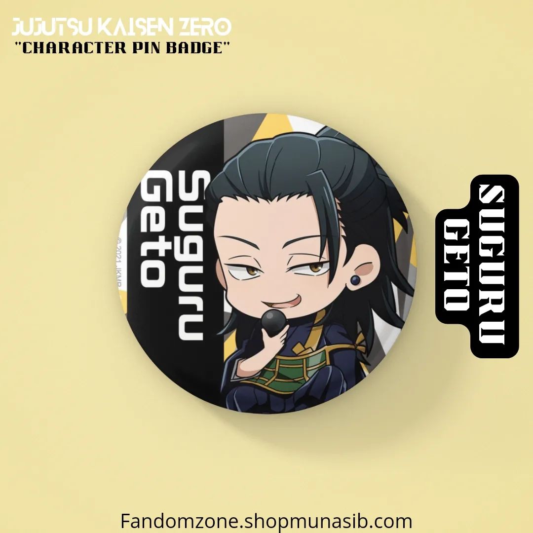 Jujutsu Kaisen 0 Character Suguru Geto Pinbadge