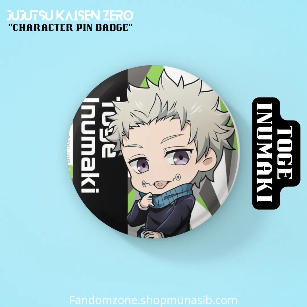 Jujutsu Kaisen 0 Character Toge Inumaki Pinbadge