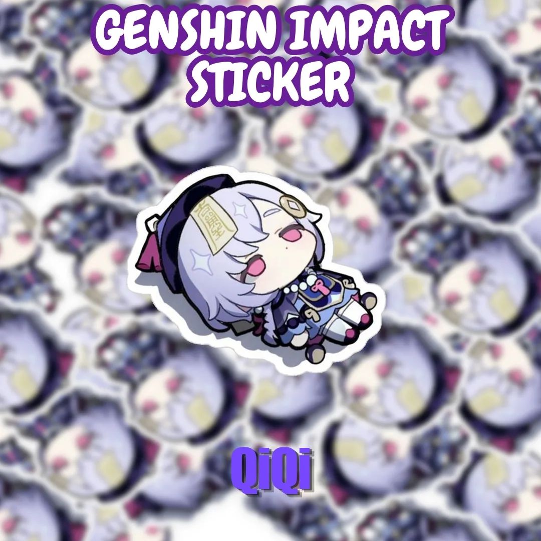 Genshin Impact Fallen Qiqi sticker