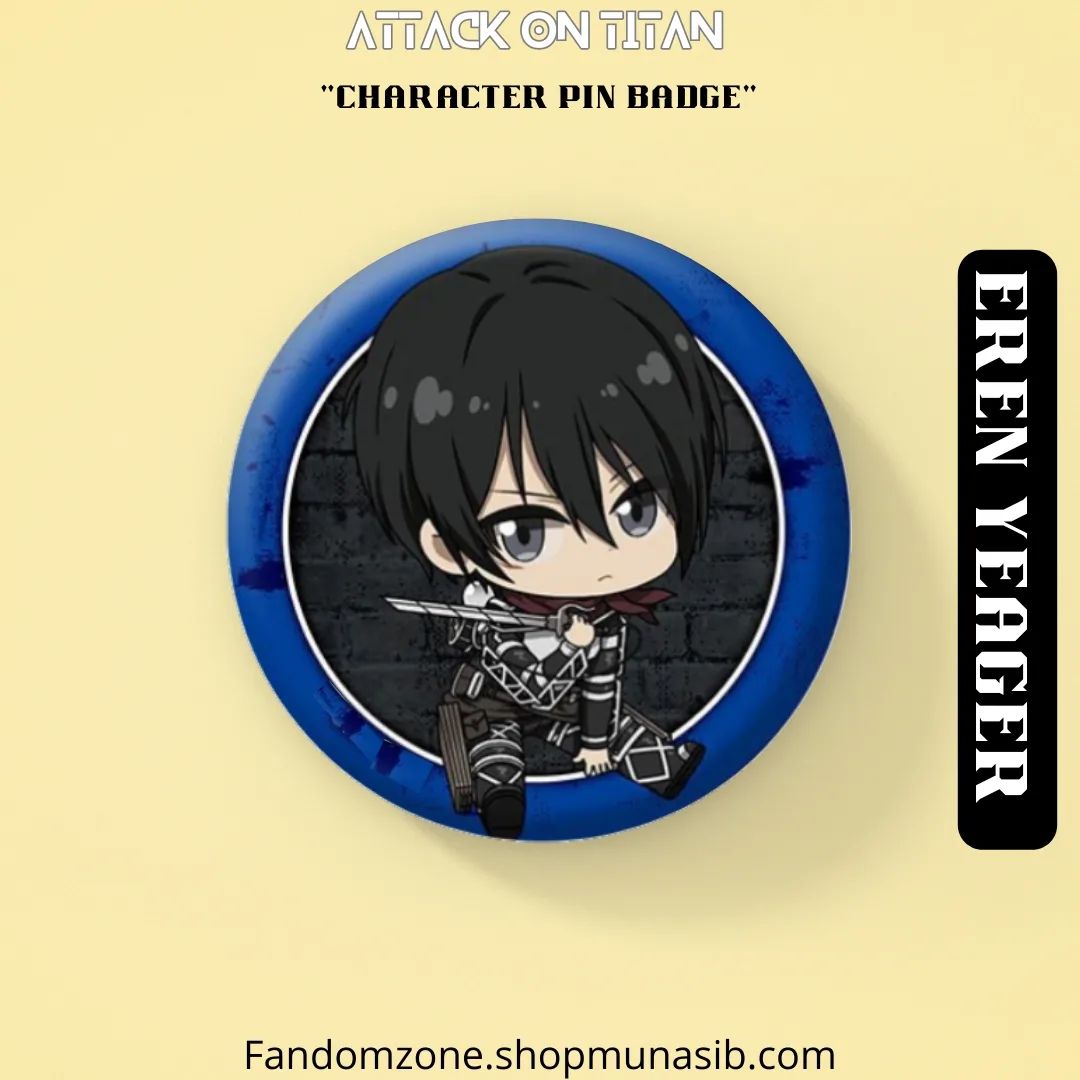 Attack On Titan Character Mikasa Ackerman Pinbadge