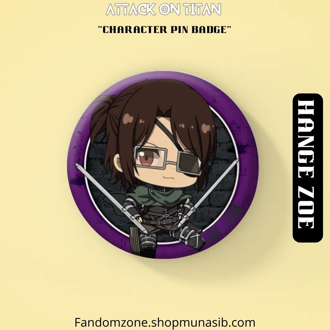 Attack On Titan Character Hange Zoe Pinbadge