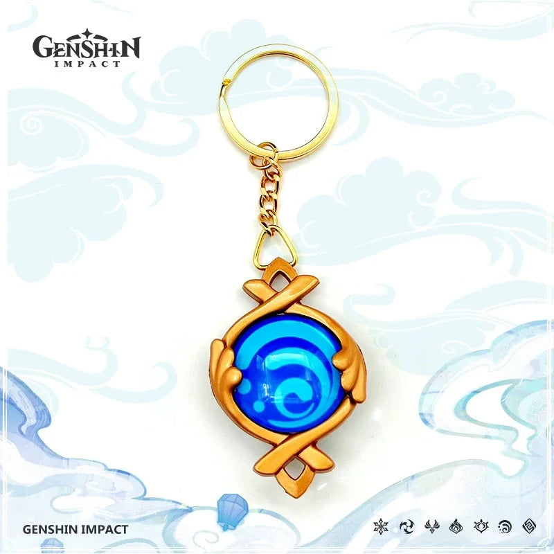 Genshin Impact Vision Keychains