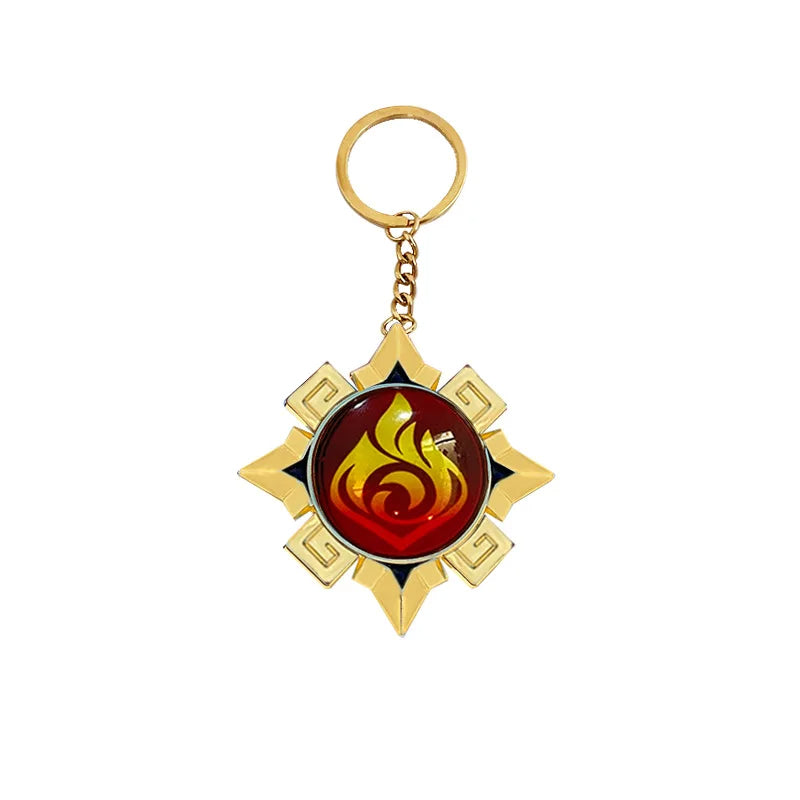 Genshin Impact Vision Keychains