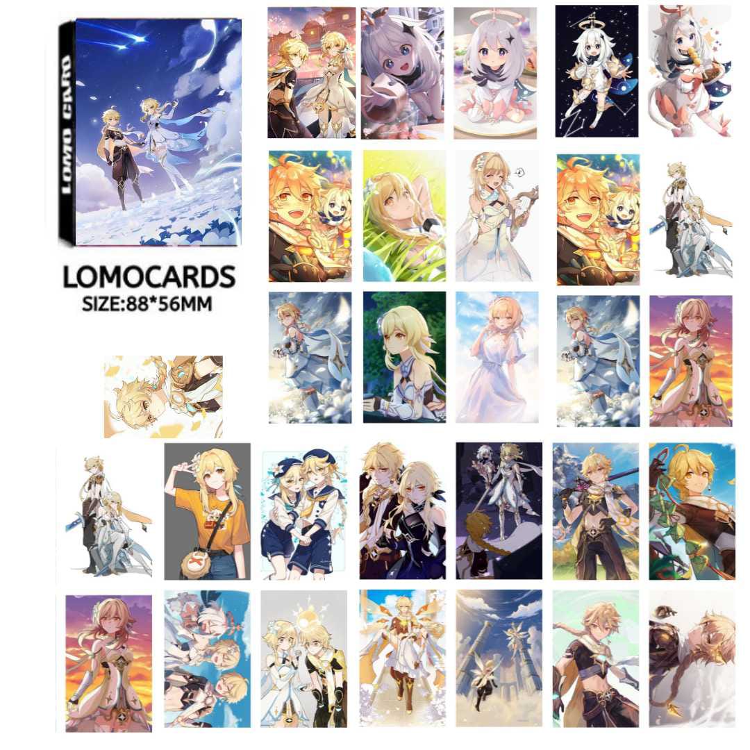 Genshin Impact 3 Lomocards 30Pcs
