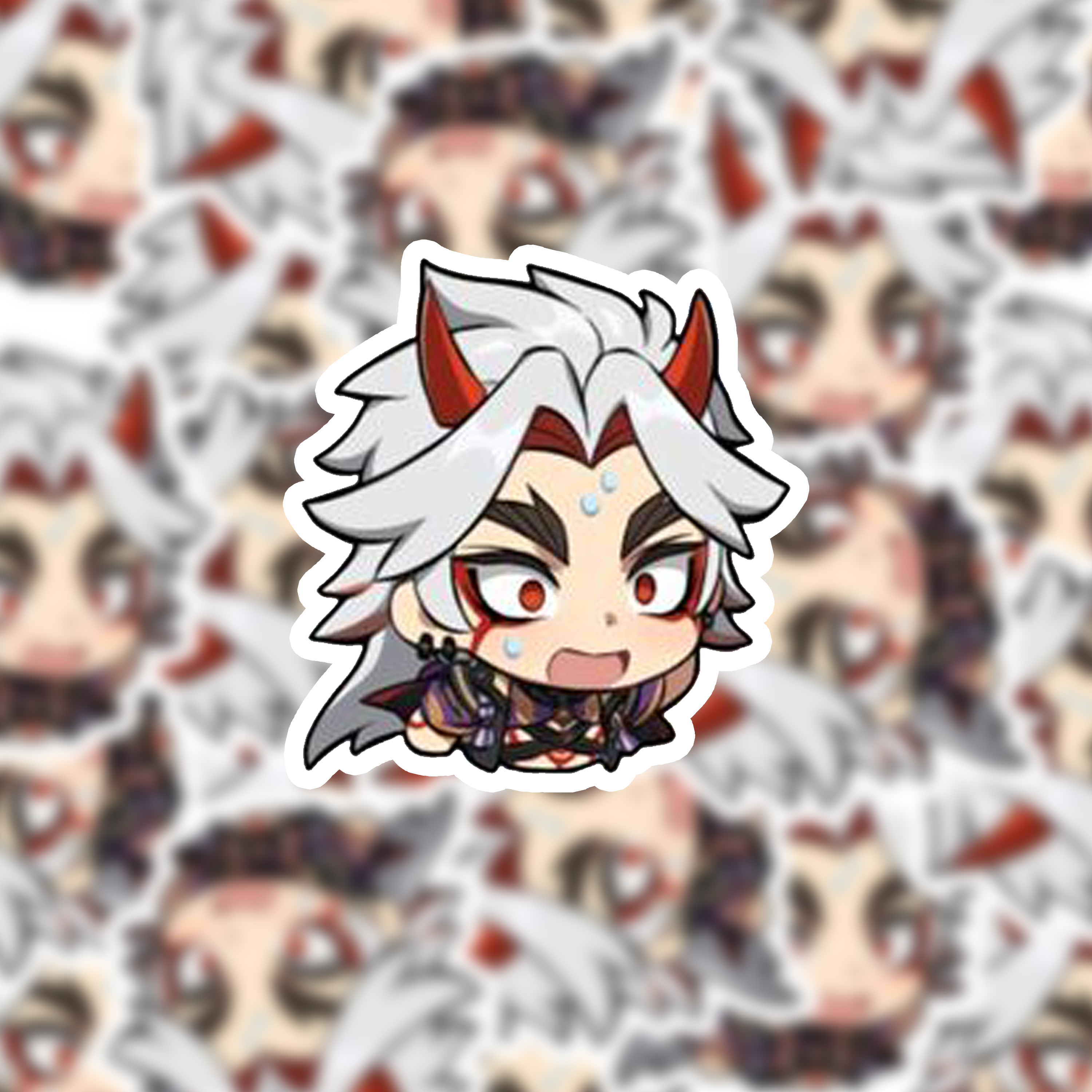 Genshin Impact Itto III sticker