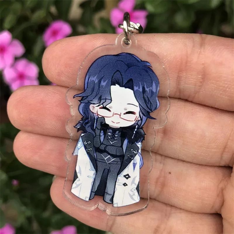 Genshin Impact Character Fatui harbinger Pantalone Acrylic Keychain