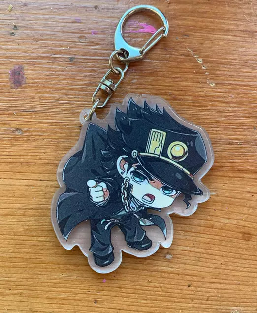 jojo bizarre adventure character Jotaro Keychain